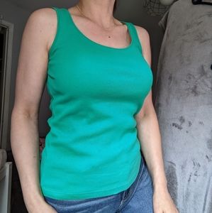 Chico's smooth ribbed tank size 0 zero
